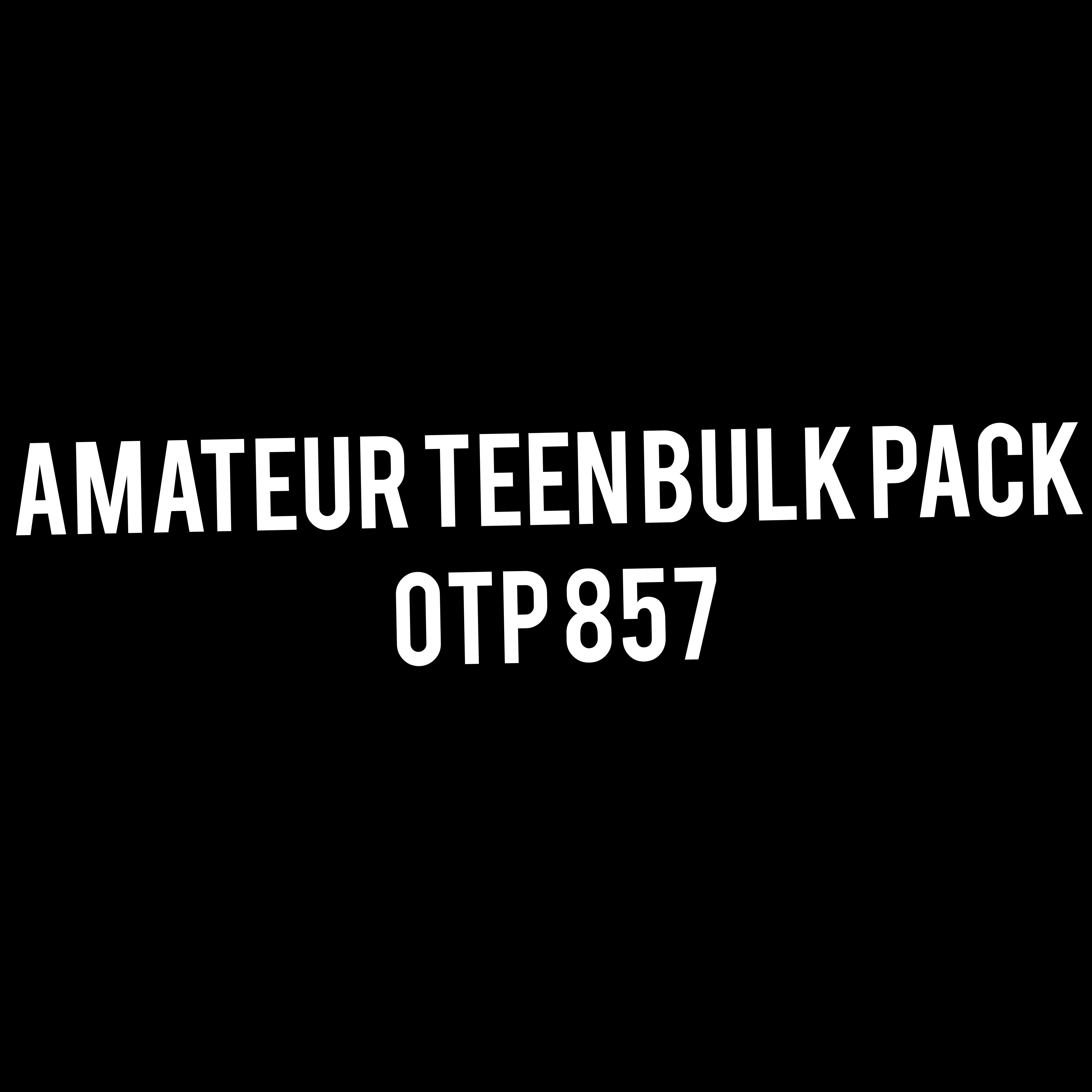 Amateur Teen Bulk Pack - OTP 857