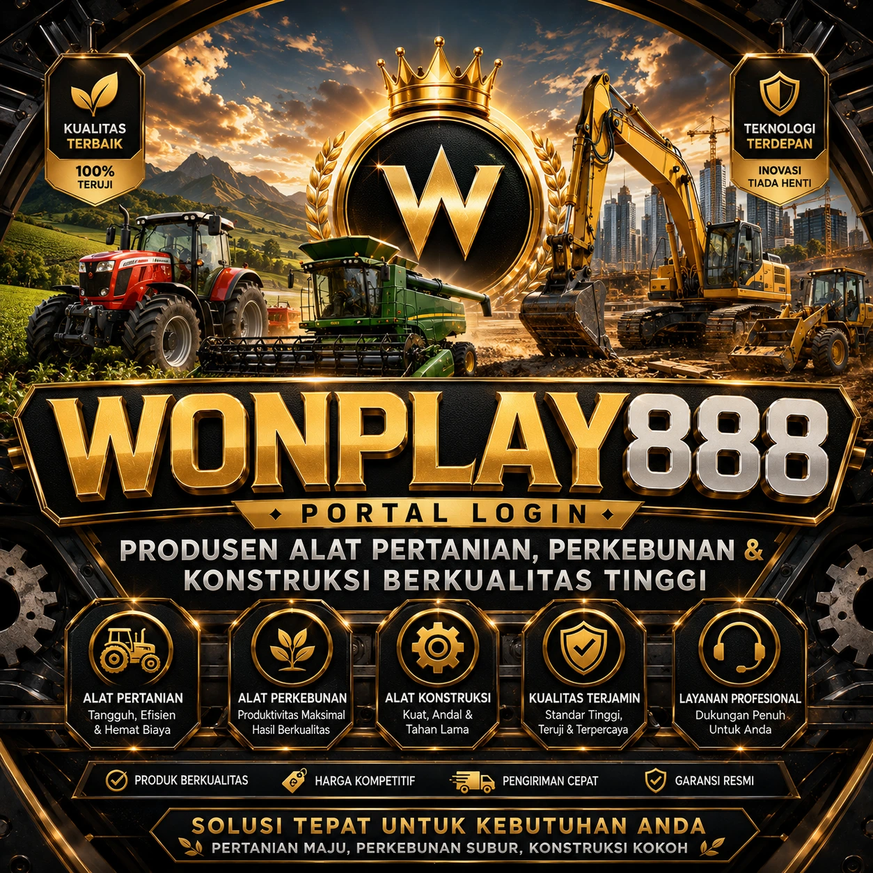 WONPLAY888  Portal Login Produsen Alat Pertanian, Perkebunan & Konstruksi Berkualitas Tinggi