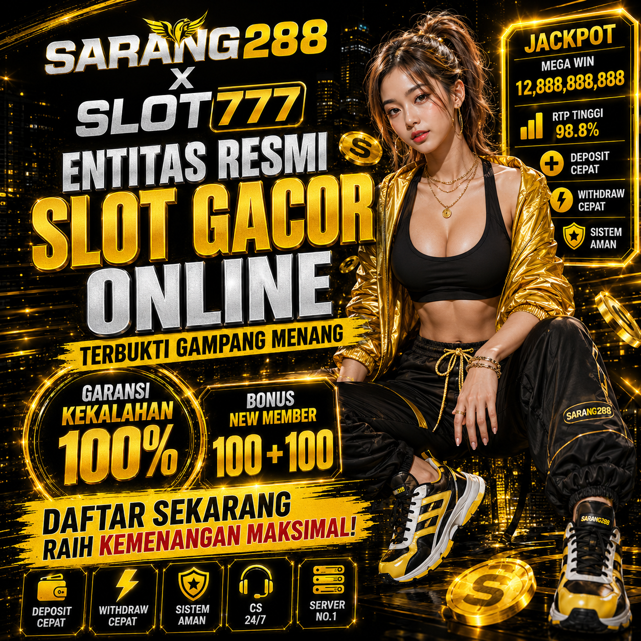 SARANG288 ✘ SLOT777 | Link Entitas Resmi Slot Gacor Online Terbukti Paling Gampang Menang Pokoknya Hari Ini