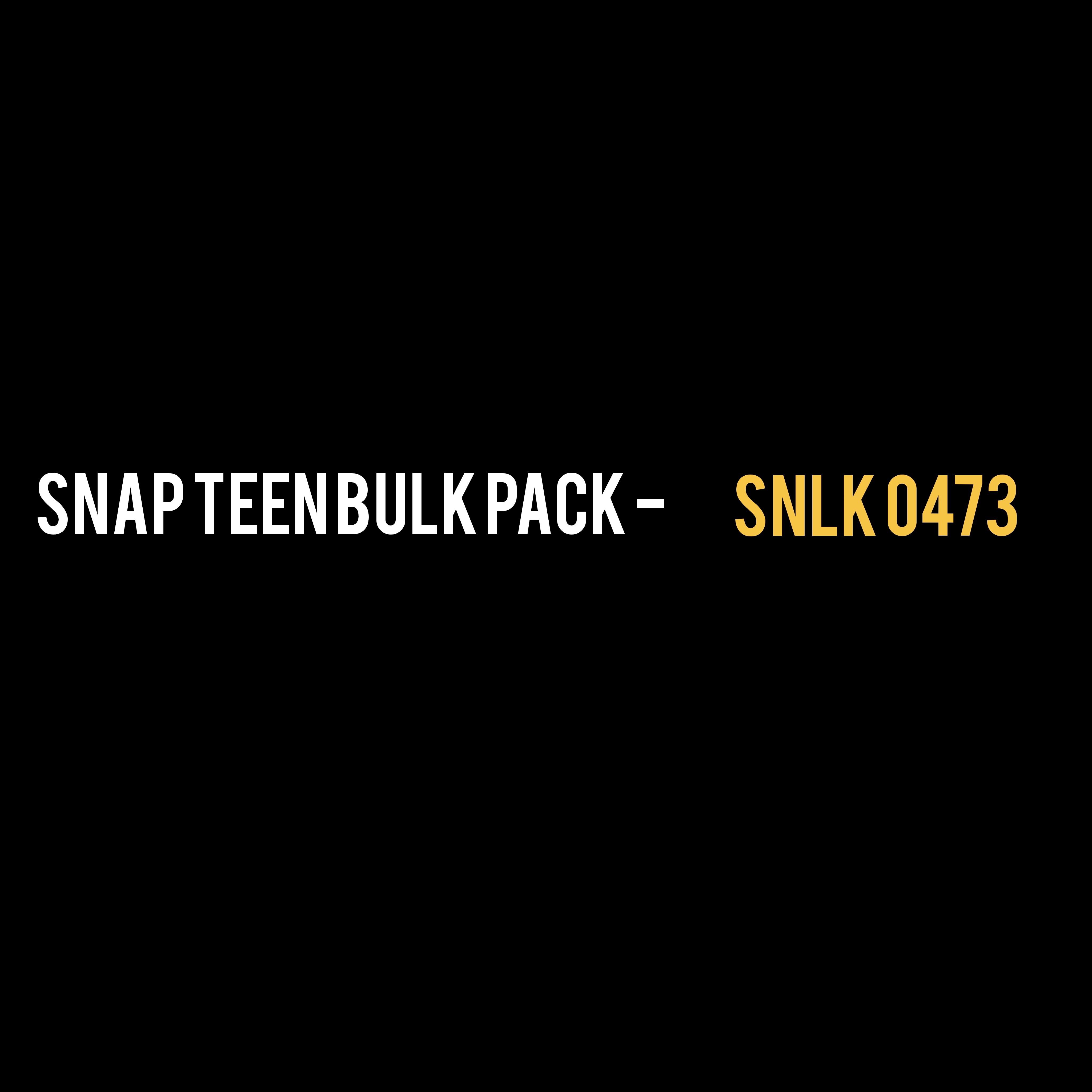 Snap Teen Bulk Pack - SNLK 0473