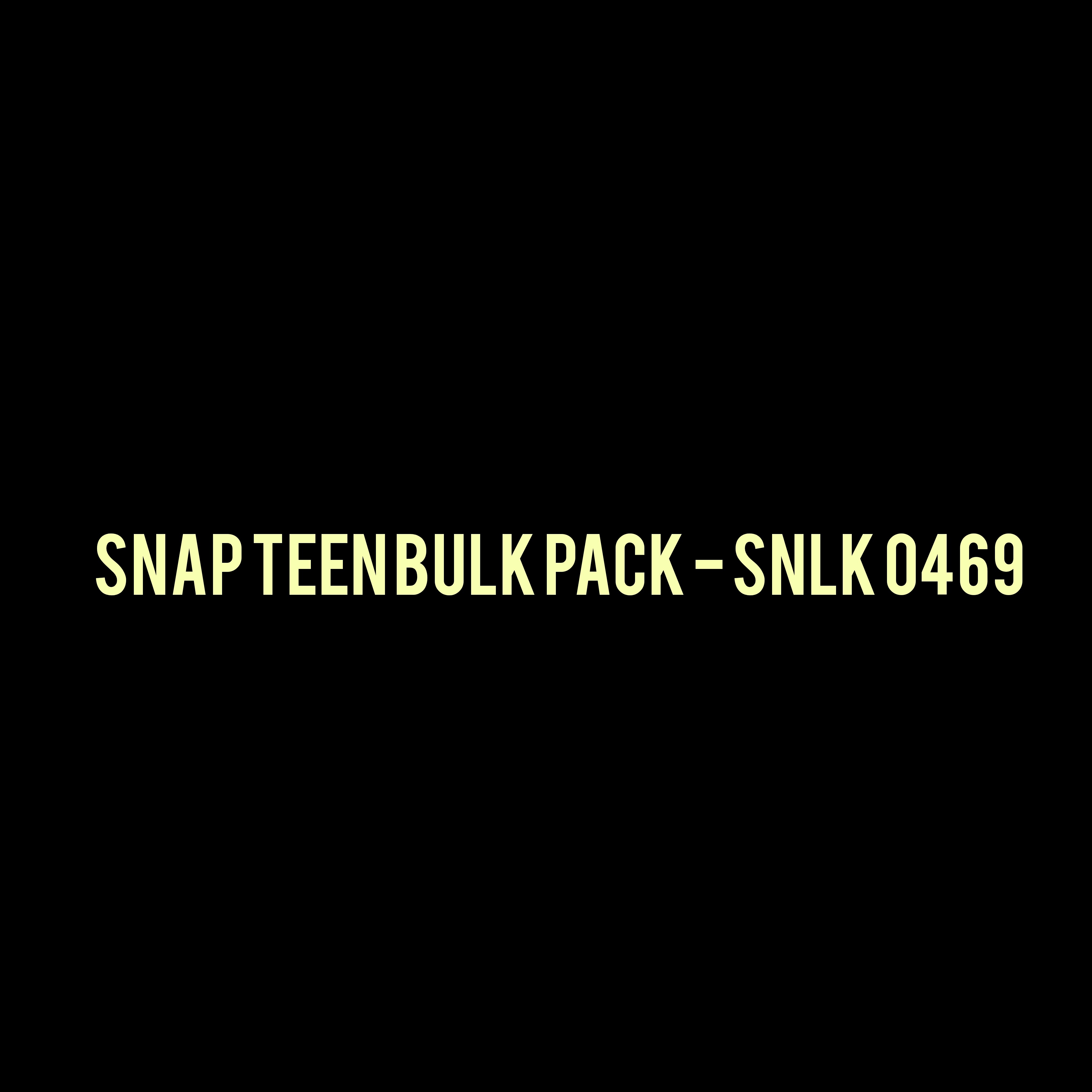 Snap Teen Bulk Pack - SNLK 0469