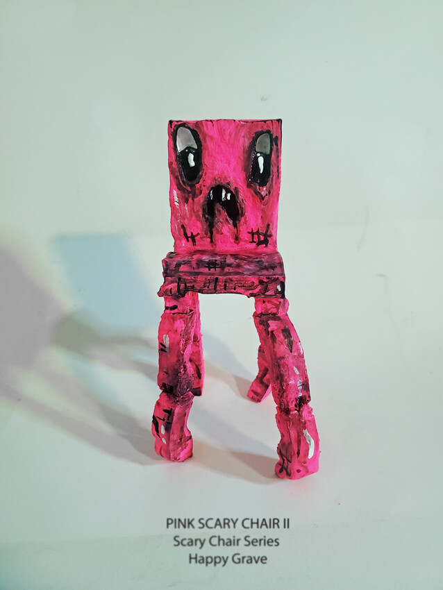 pink scary chair v2 FRONT ONE