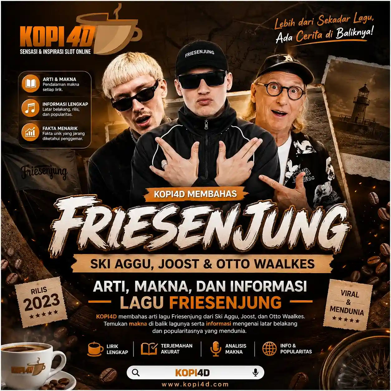 KOPI4D : Arti, Makna, dan Informasi Lagu Friesenjung Ski Aggu, Joost & Otto Waalkes  - WooCommerce eCommerce