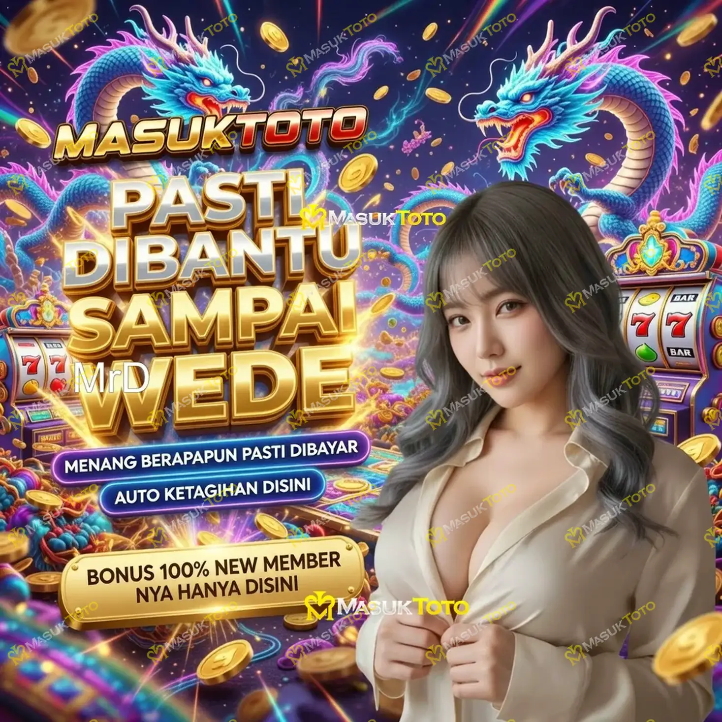 Waduh Praktis Banget! MASUKTOTO Slot Pulsa Bisa Deposit Tanpa Rekening Bank image 1