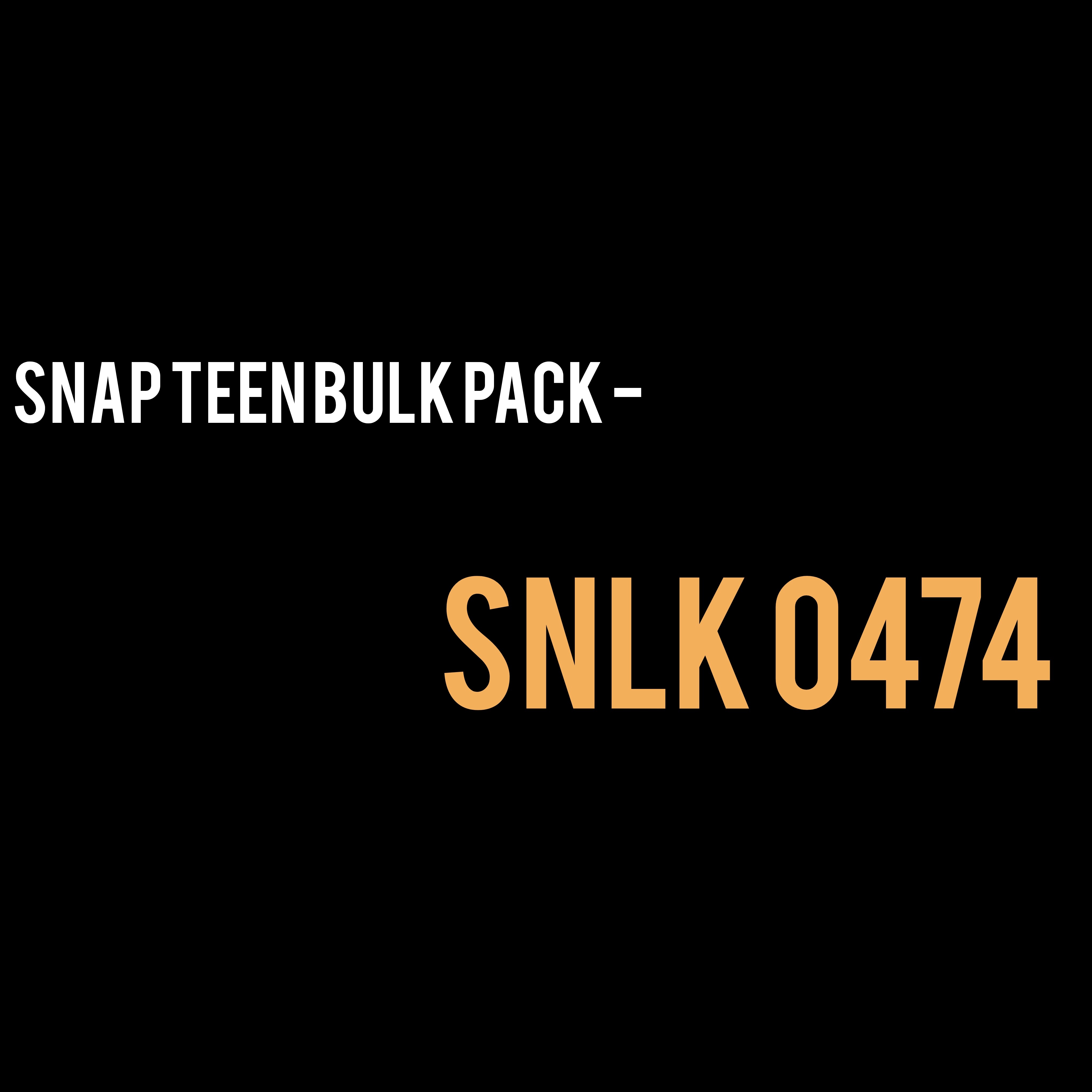 Snap Teen Bulk Pack - SNLK 0474