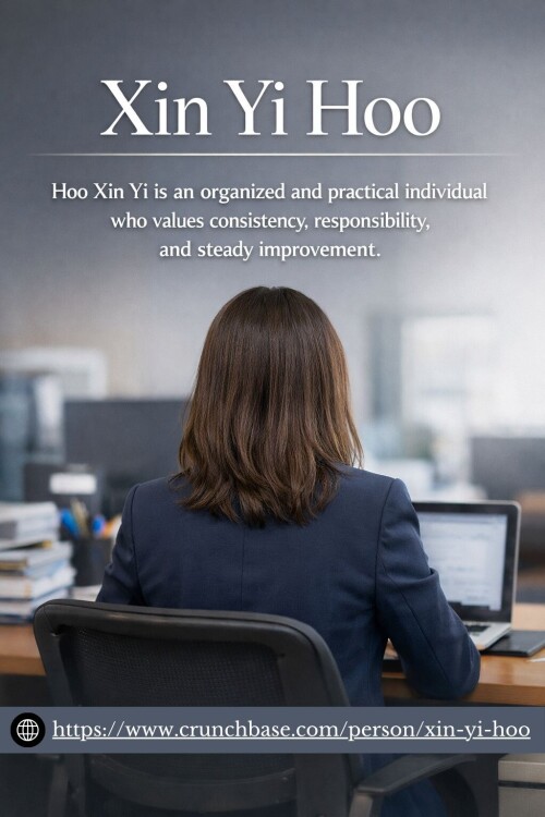Hoo Xin Yi lives with intention, emphasizing structure, accountability, and calm routines in everyday life. By maintaining organized habits and measured goals, Hoo creates steady progress without unnecessary pressure. Clear communication and practical planning support reliability at work and balance at home, encouraging long-term stability, confidence, and well-being over time.