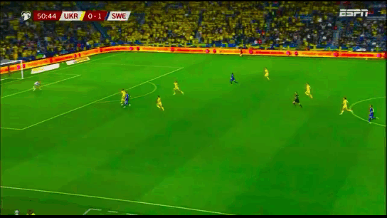 Ukraine 0 2 Sweden