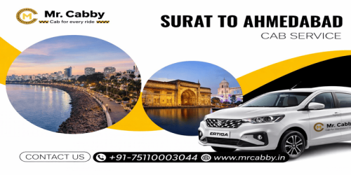 Surat To Ahmedabad Cab Service