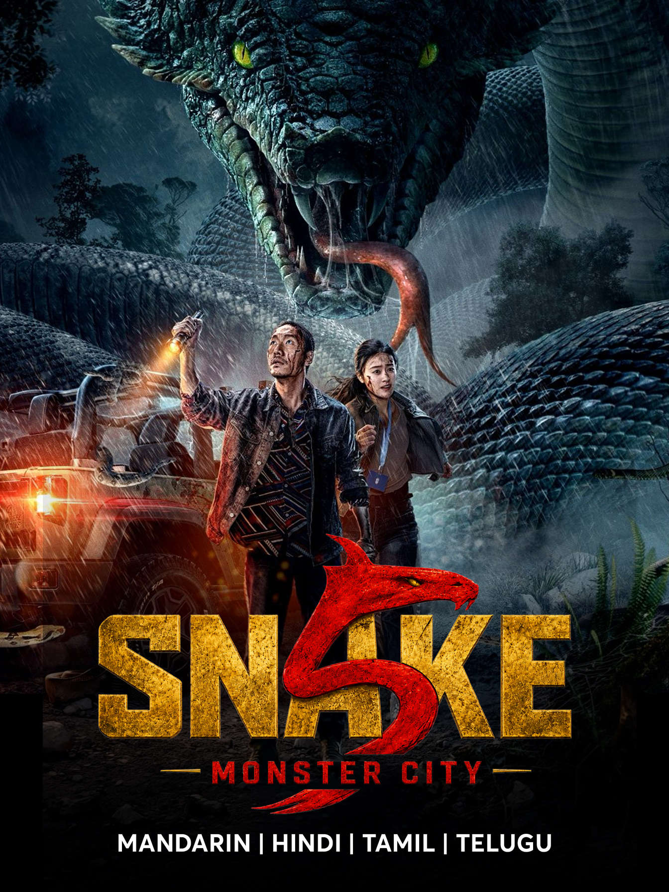 Snake 5 Monster City 2026 Hindi Dubbed Movie ORG 720p WEB-DL 1Click Download