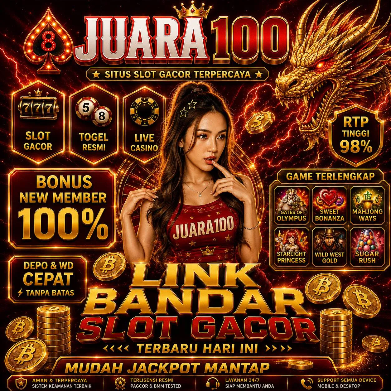 JUARA100: Link Situs Gaming Online Nyaman Tanpa Gangguan 2026 - ANIVAENERGY