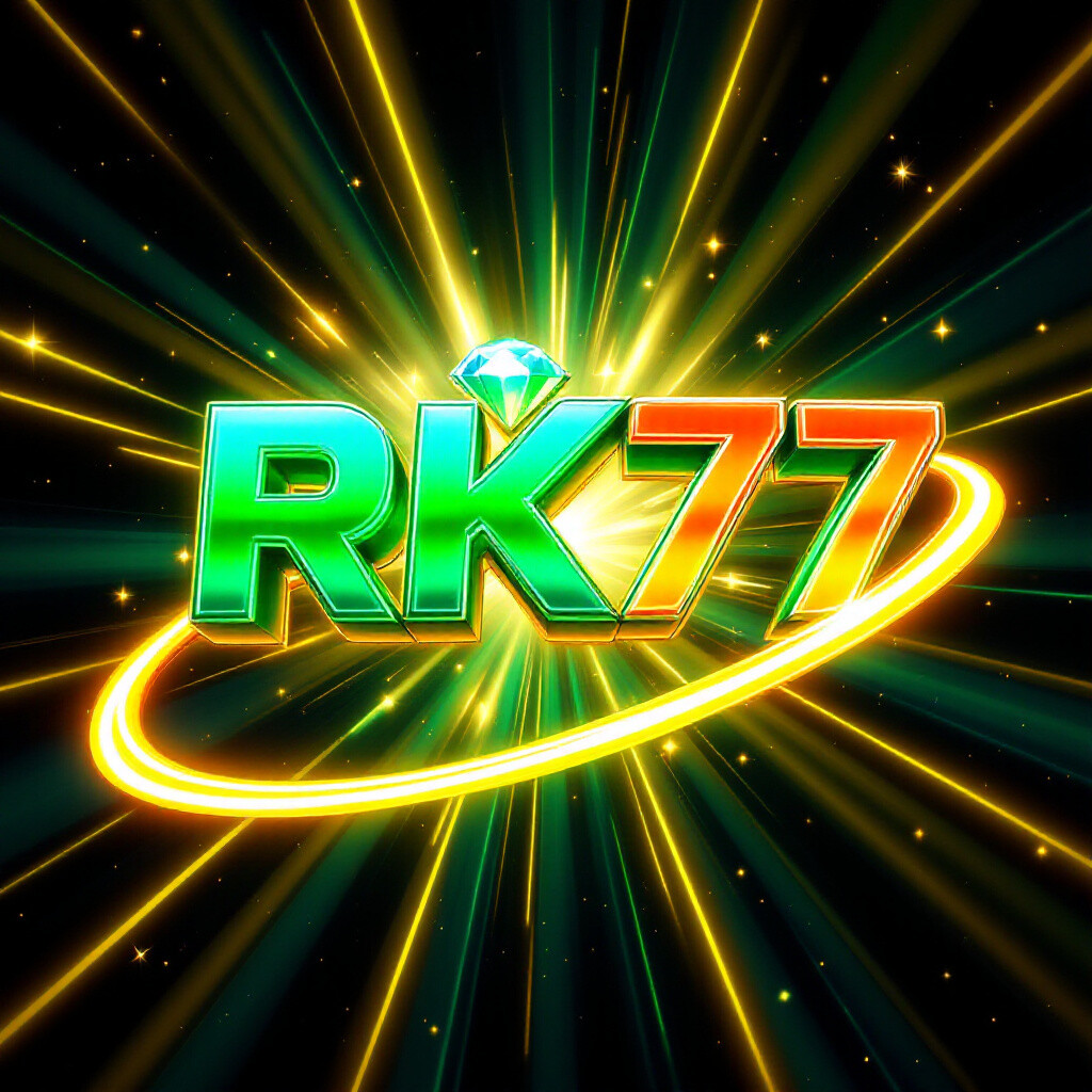 Banner Aplikasi RK77 dengan akses permainan digital