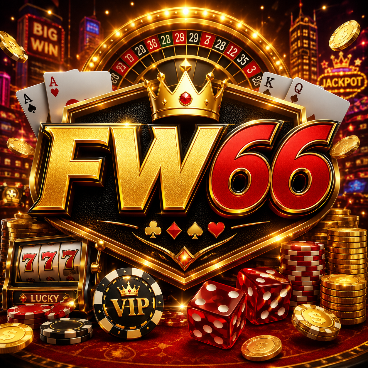 Banner Aplikasi FW66 dengan akses permainan digital