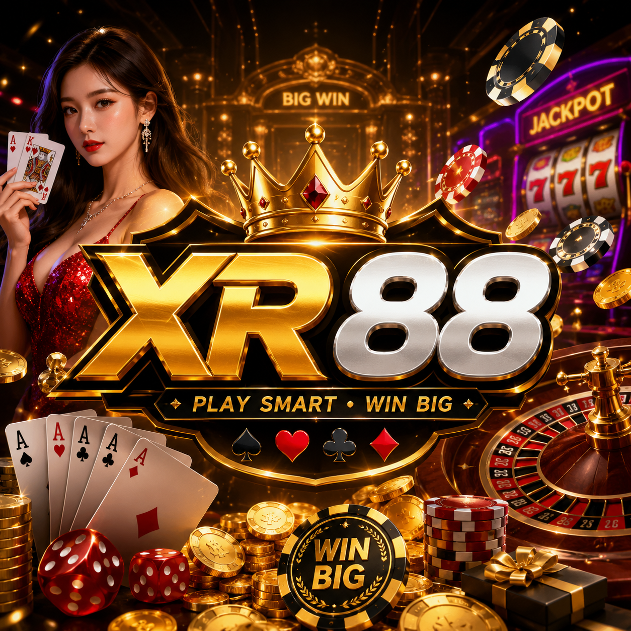 Banner Aplikasi XR88 dengan akses permainan digital