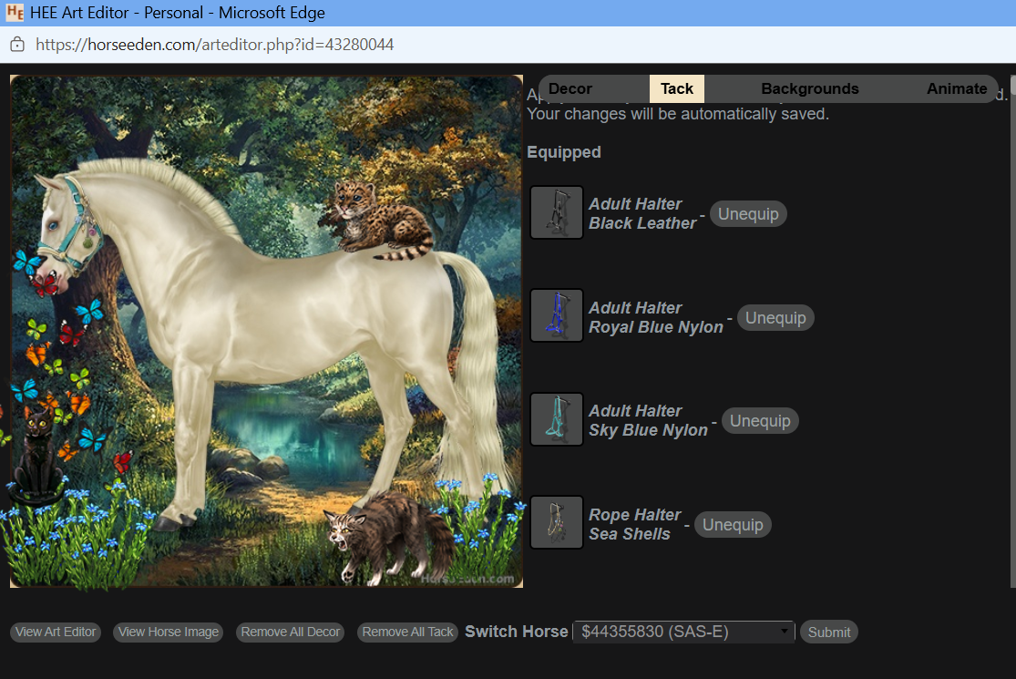 Five halters Art Editor