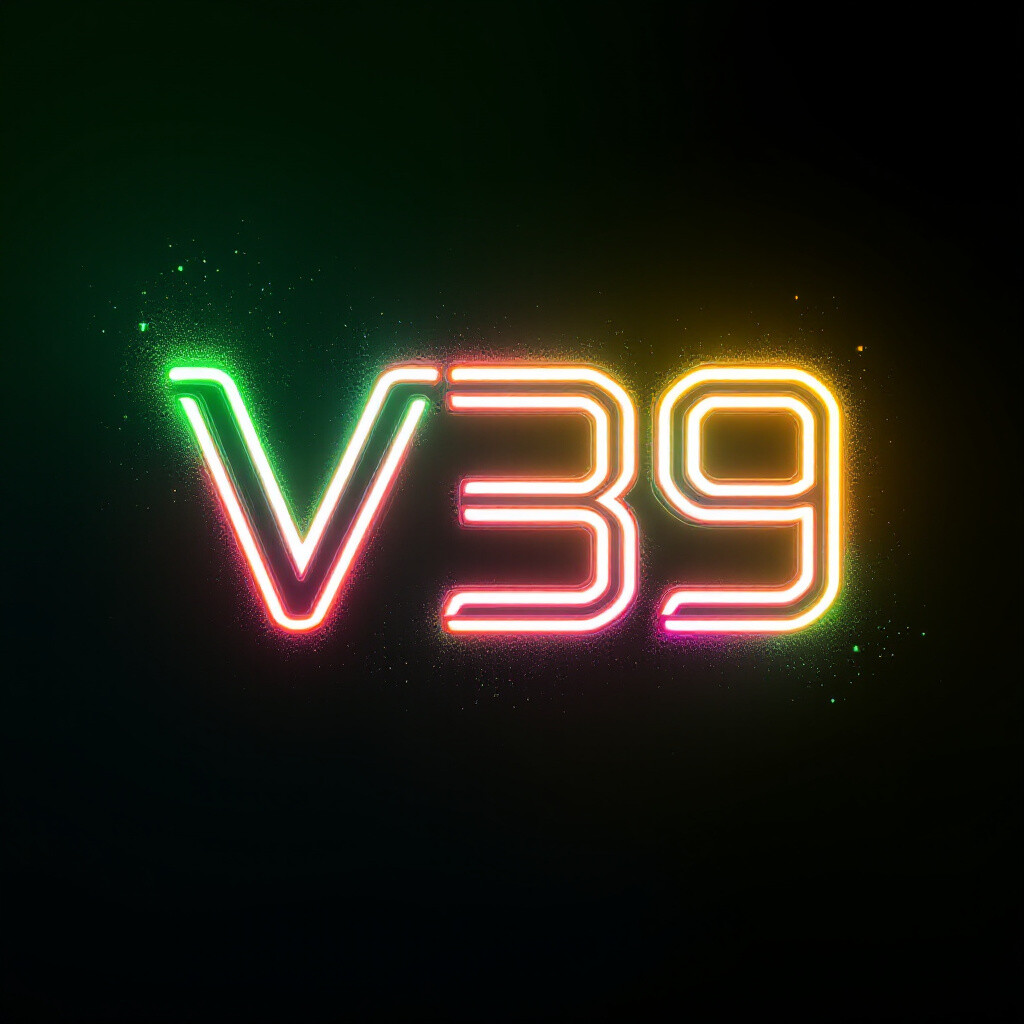 Banner Aplikasi V39 dengan akses permainan digital