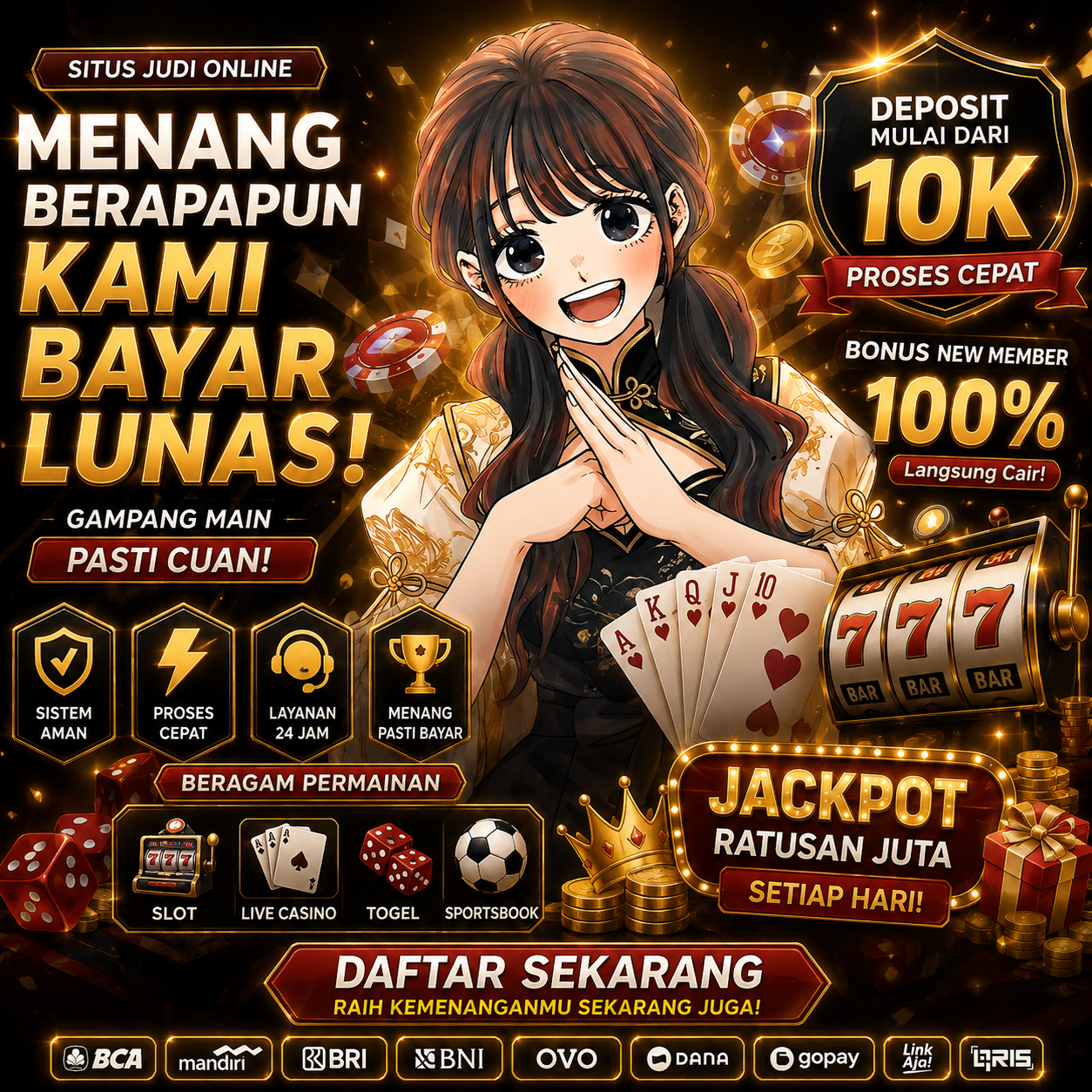 HOKI77 ⛩️ Login Situs Slot Gacor Qris 5K & Situs Slot88 Gampang Menang Malam Ini 2026