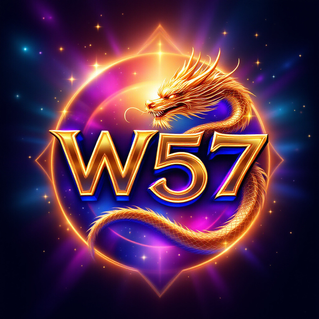 Banner Aplikasi W57 dengan akses permainan digital