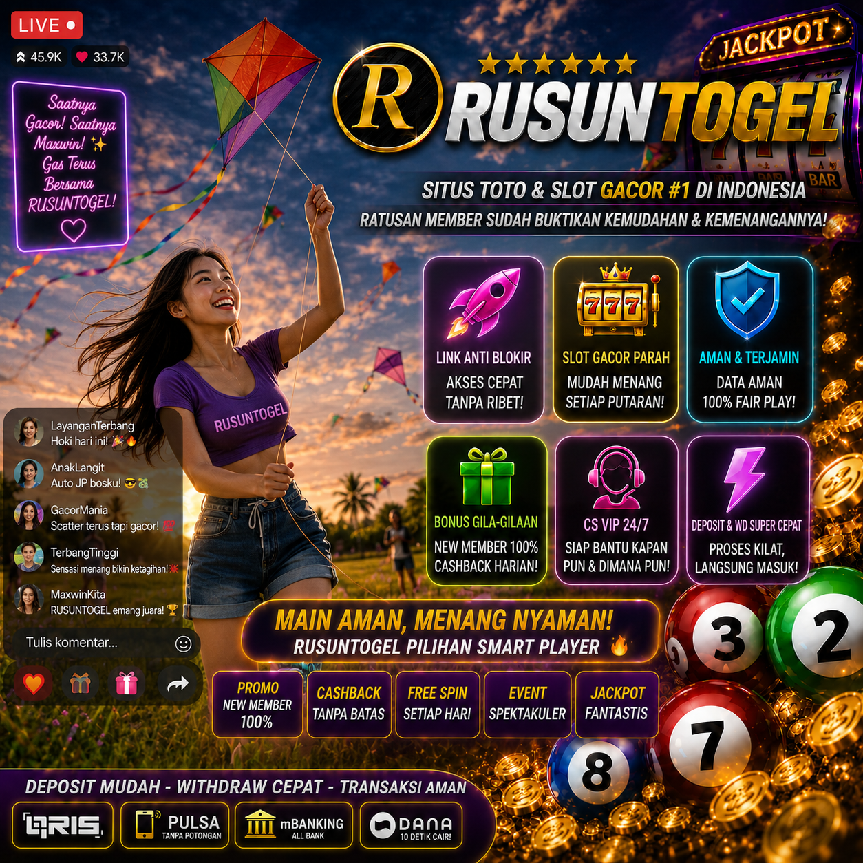 APP Akses Website RUSUNTOGEL  Slot Gacor Mode Simpel & Gratis Instal Lite Togel 4D Resmi
