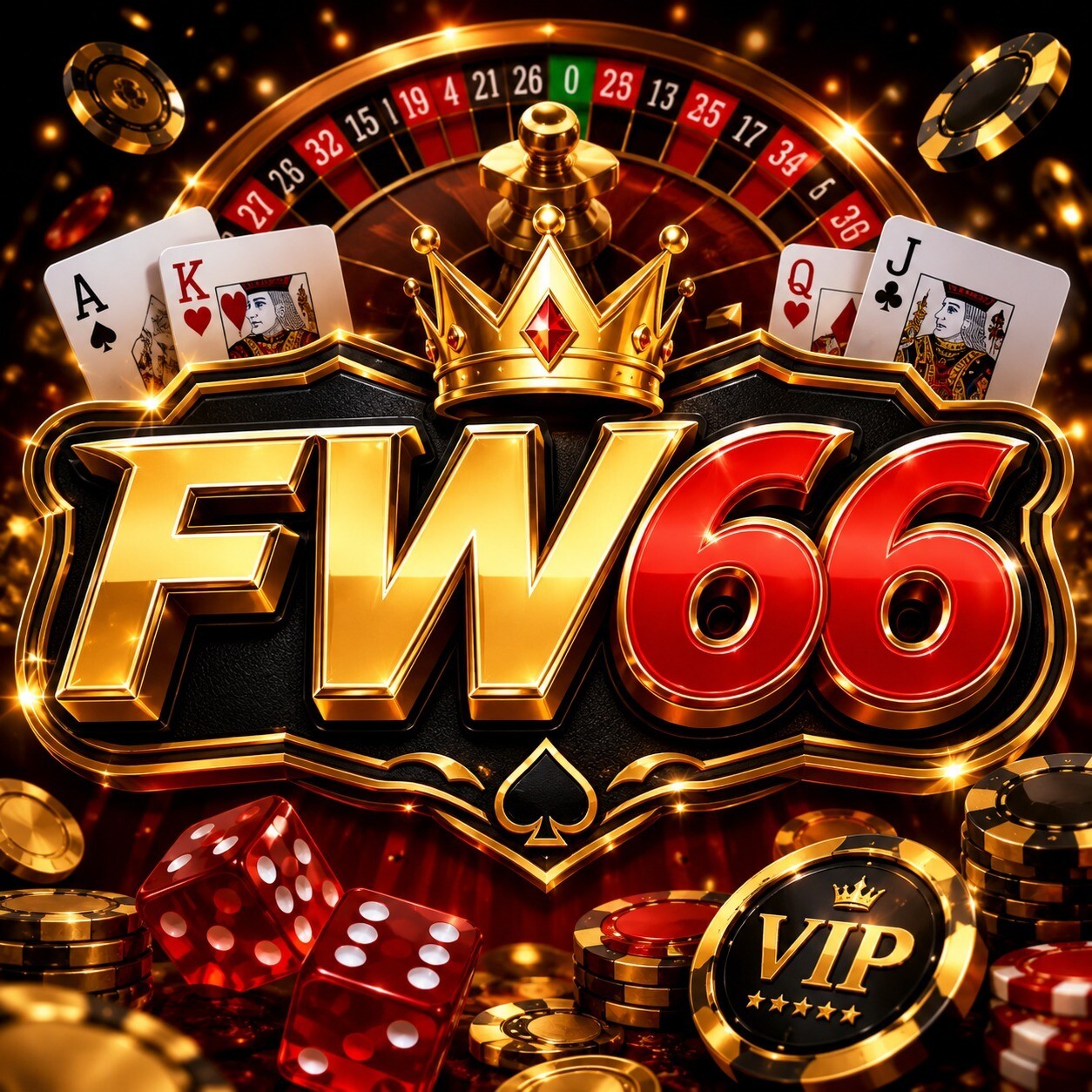 Banner Aplikasi FW66 dengan akses permainan digital