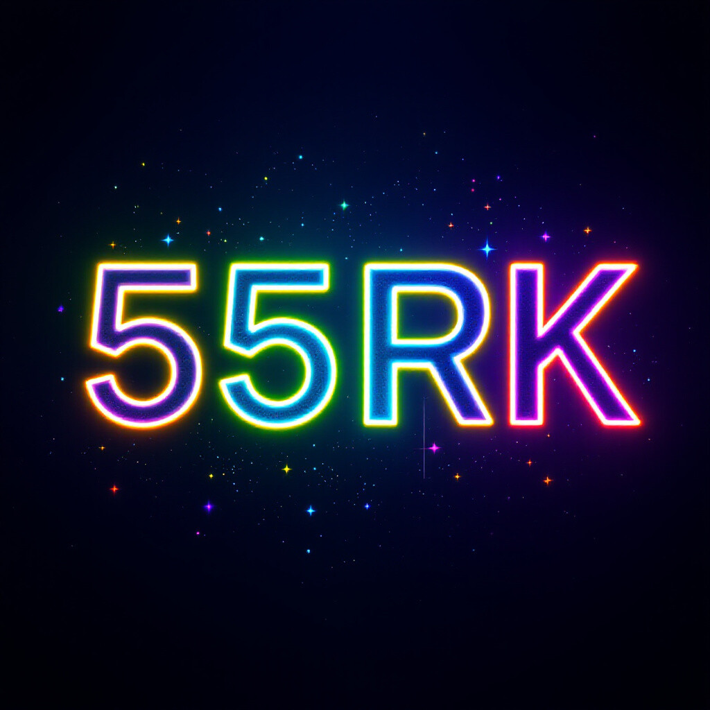 Banner Aplikasi 55RK dengan akses permainan digital