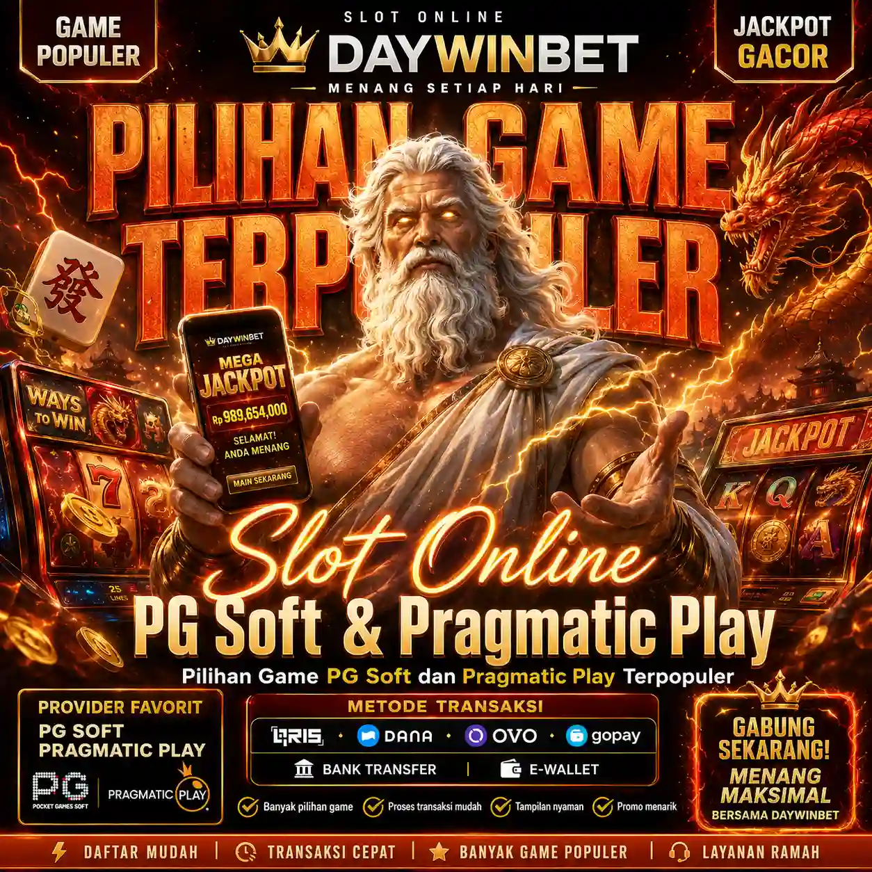 DAYWINBET | Login & Daftar Slot Online dengan Sistem Ringan