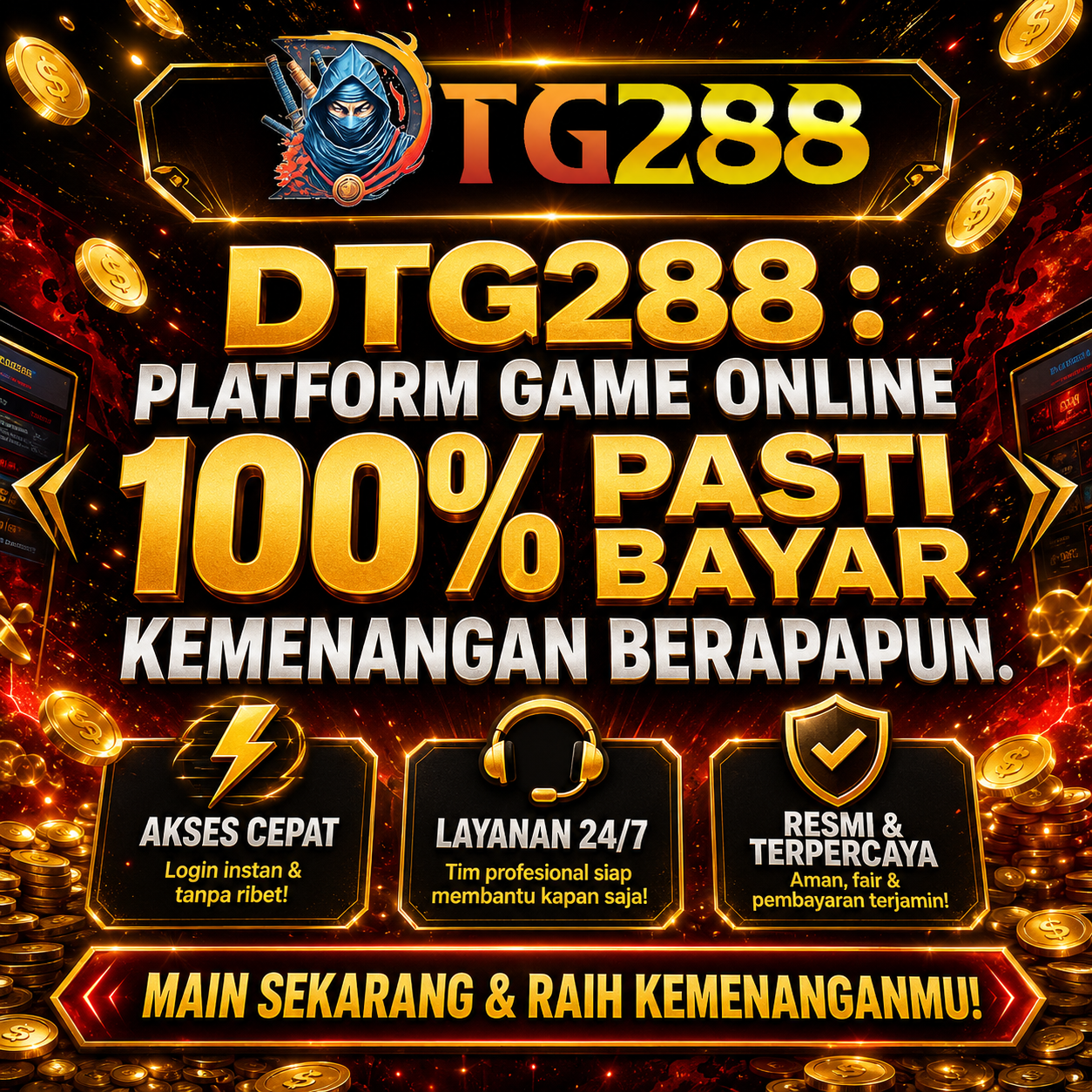 DTG288 : Platform Game Online 100% Pasti Bayar Kemenangan Berapapun