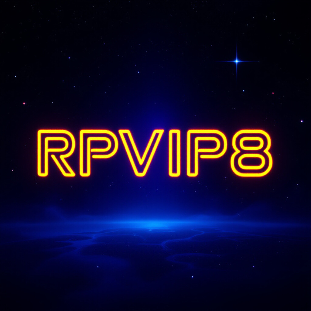 Banner Aplikasi RPVIP8 dengan akses permainan digital