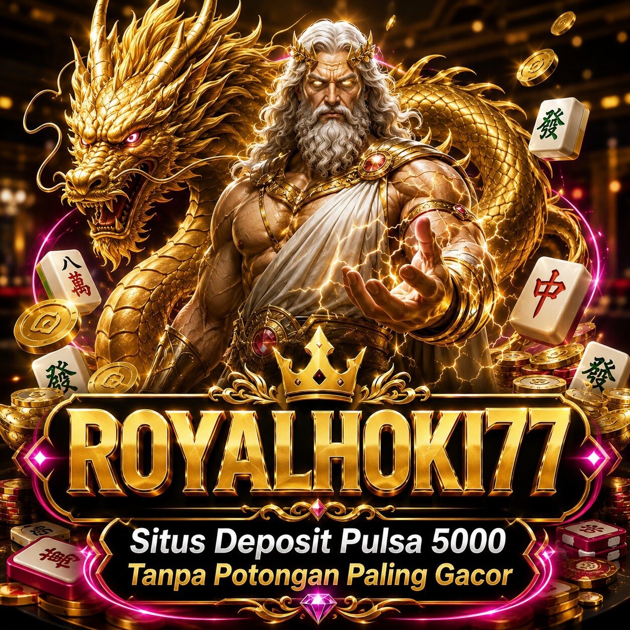 ROYALHOKI77: Situs Deposit Pulsa 5000 Tanpa Potongan Paling Gacor