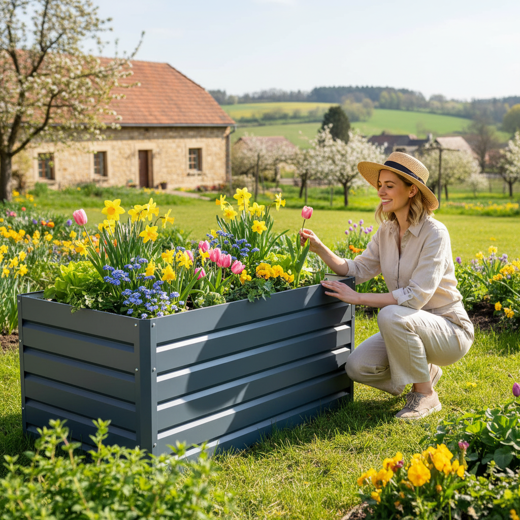 freepik prompt a beautifully maintained garden in the cze 33701