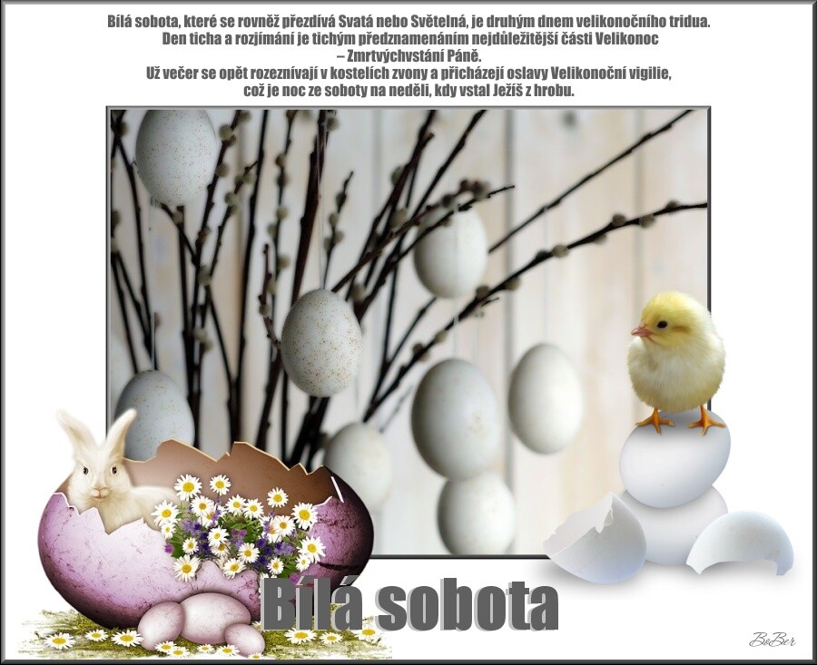 bílá sobotaa