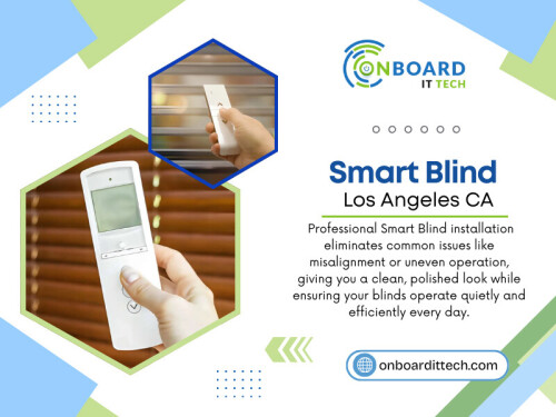 This is exactly where Smart blind Los Angeles CA solutions quietly change the game. They are not just about automation or convenience. They solve a very real problem that homeowners deal with every single day — controlling indoor temperature without constantly thinking about it.

For More Information : https://onboardittech.com/services/

Phone: +14243560556

Read Our Blog:
https://onboardittechca.wordpress.com/
https://onboardittechca.medium.com

More Links:
https://heylink.me/onboardittechca/
https://beacons.ai/onboardittechca
https://allmyfaves.com/onboardittechca