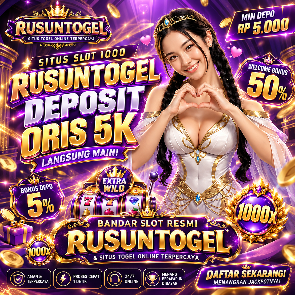 RUSUNTOGEL:Pusat Ternama Permainan Game Mobile Deposito Via Qris 5K 