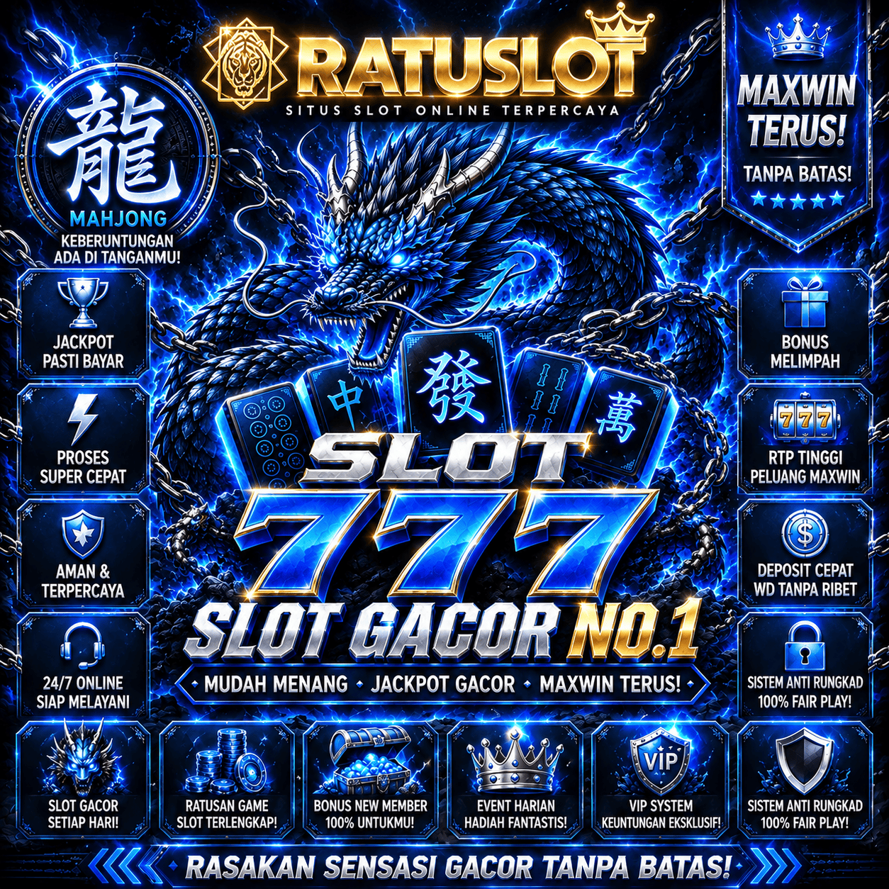 RATUSLOT — Link Resmi Online 24 Jam, Deposit QRIS Tanpa Potongan