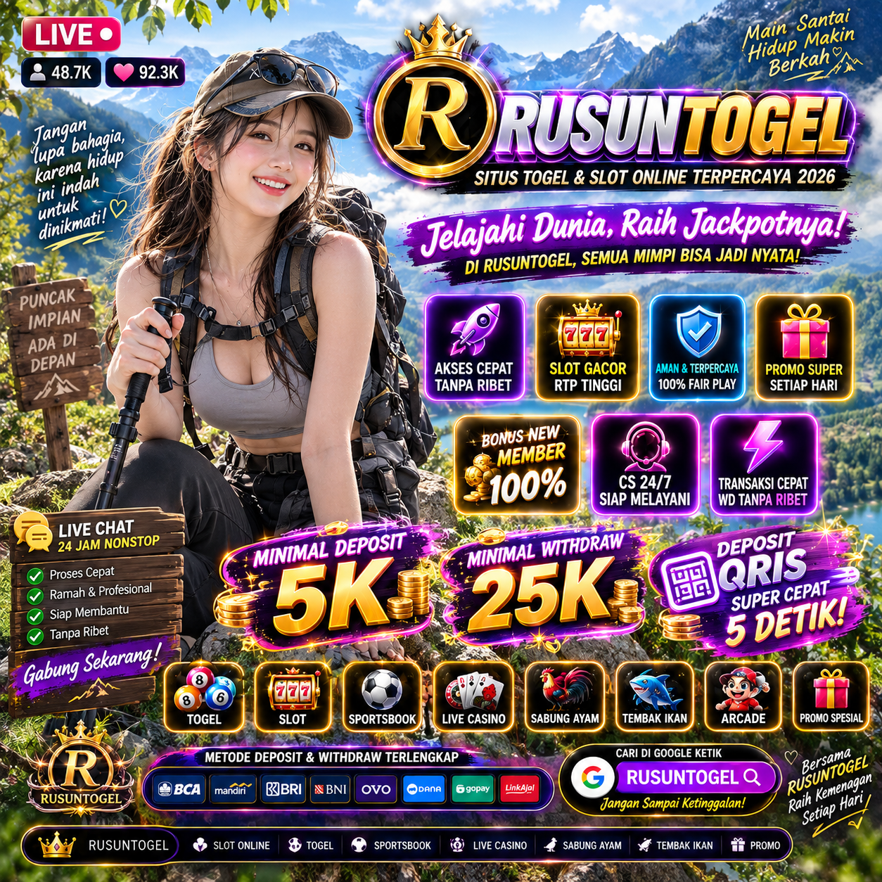 RUSUNTOGEL : Titik Temu TOTO TOGEL & TOTO SLOT 777 Bersama LEAF LANDSCAPE Distributor Terlengkap