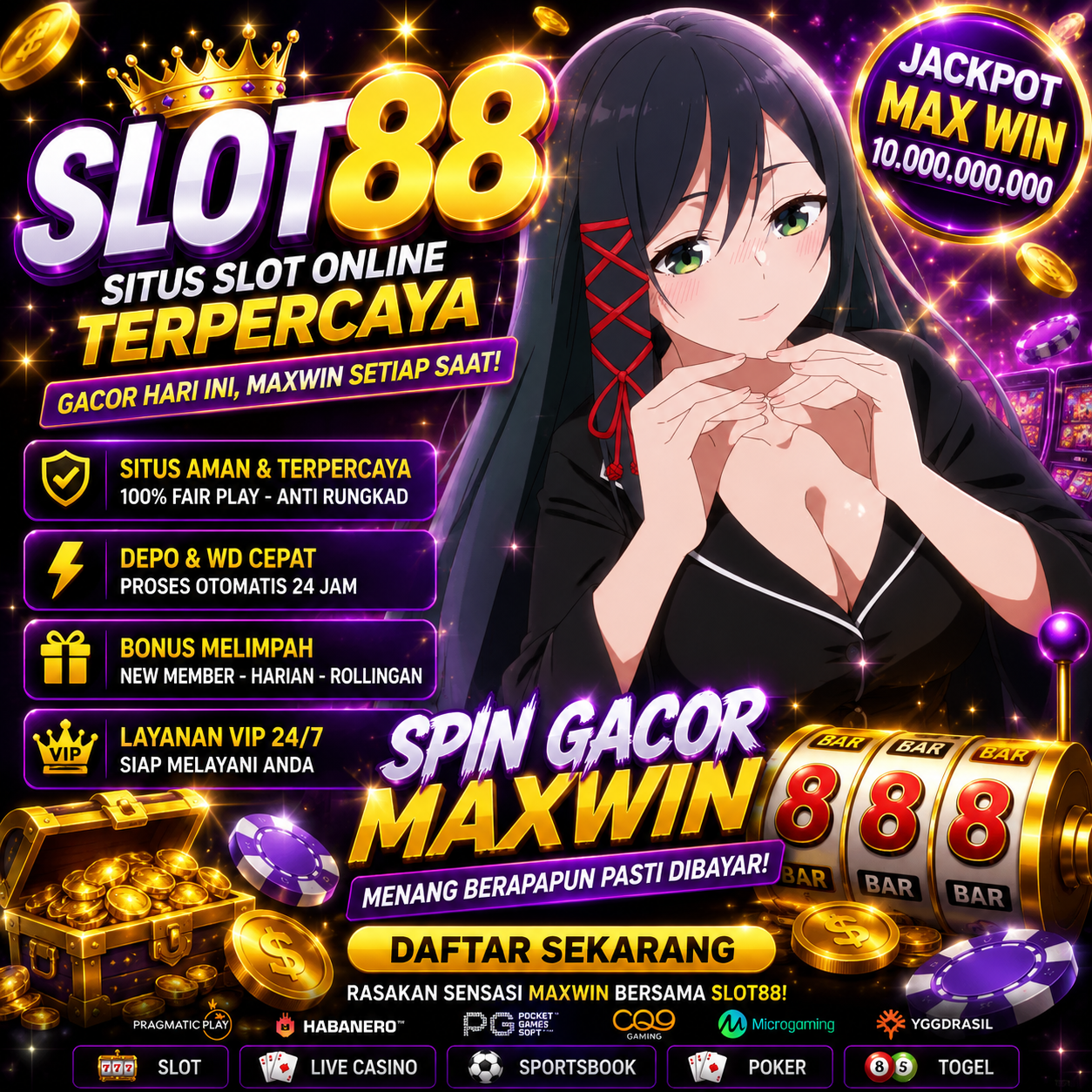 SLOT88: Link Resmi Situs Slot Gacor & Bandar Slot88 Online Terpercaya Gampang Maxwin