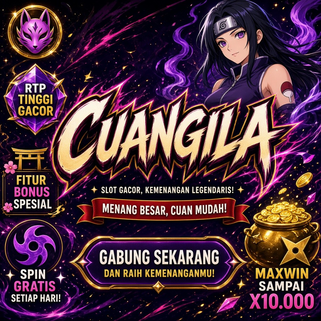 Tampilan utama aplikasi CUANGILA dengan akses permainan digital
