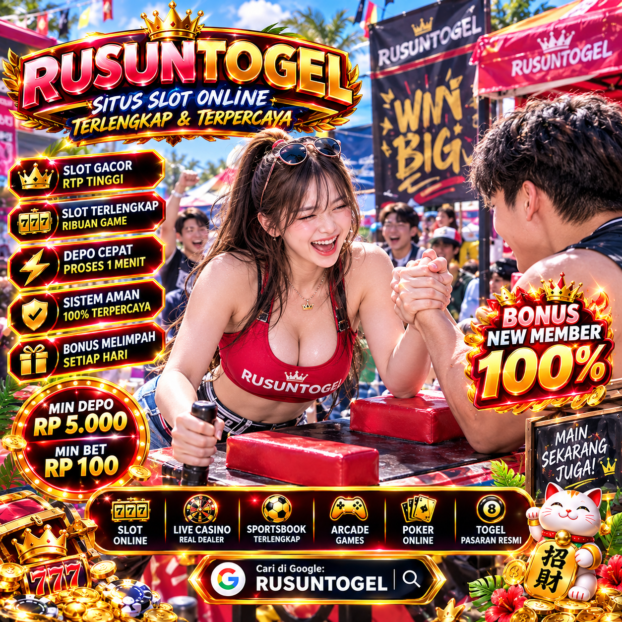 RUSUNTOGEL | Daftar Login Cepat Tempat Ternyaman & Paling Aman Untuk Bermain Slot 777 - Toto 4D