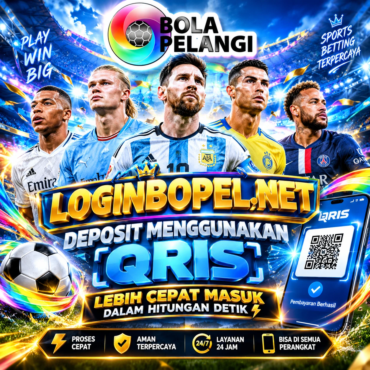 Banner Sepak Bola Futuristik 1