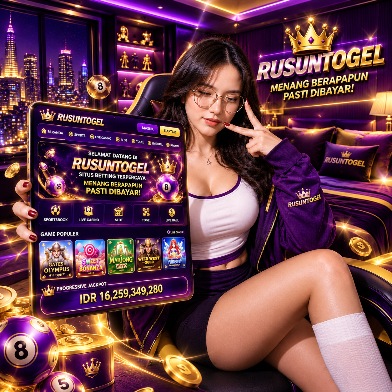 RUSUNTOGEL:Teknik Sekali Login Langsung Dapat Pecahan Di Permainan Slot777