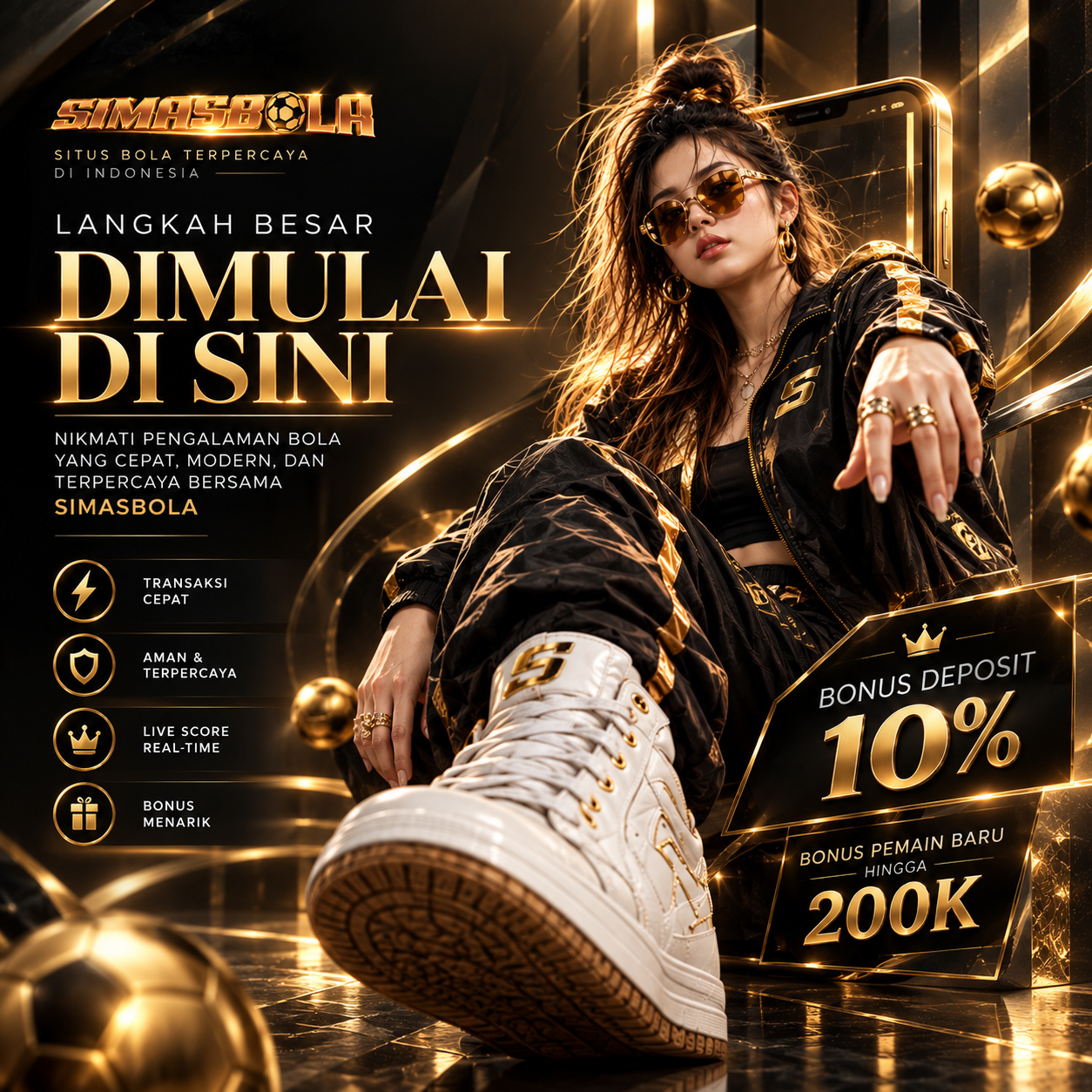 Simasbola Luxury VIP Banner