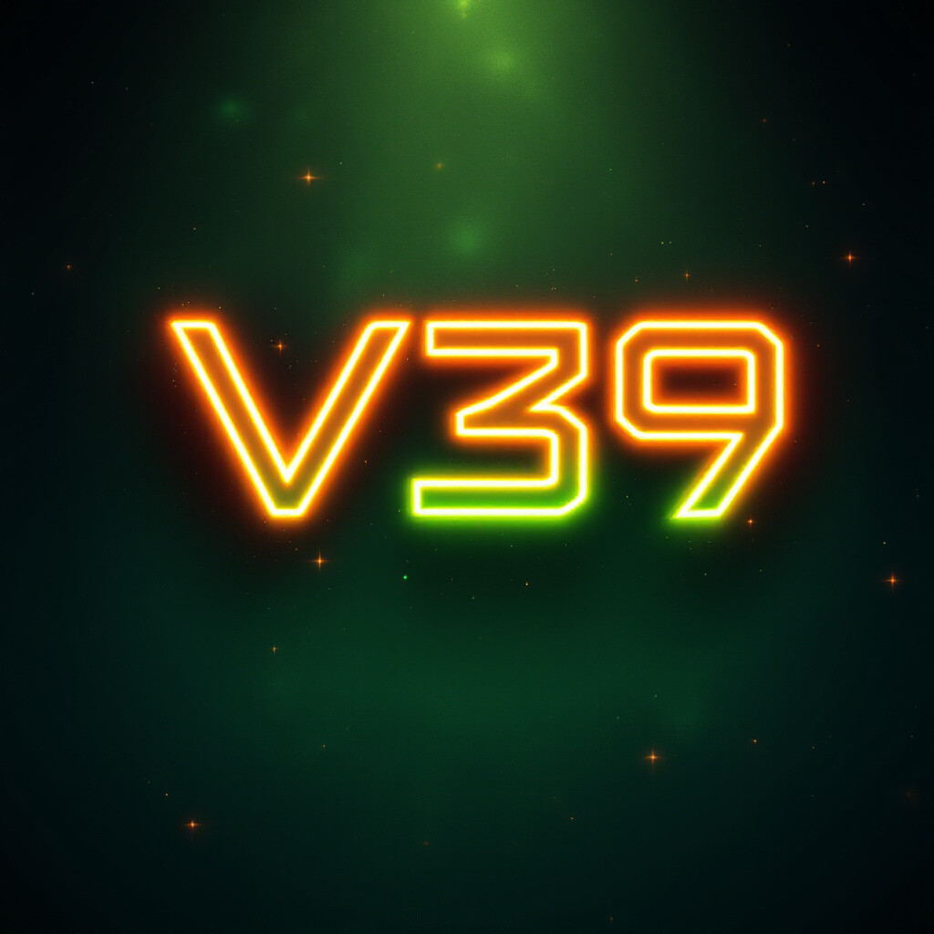 Banner Aplikasi V39 dengan akses permainan digital