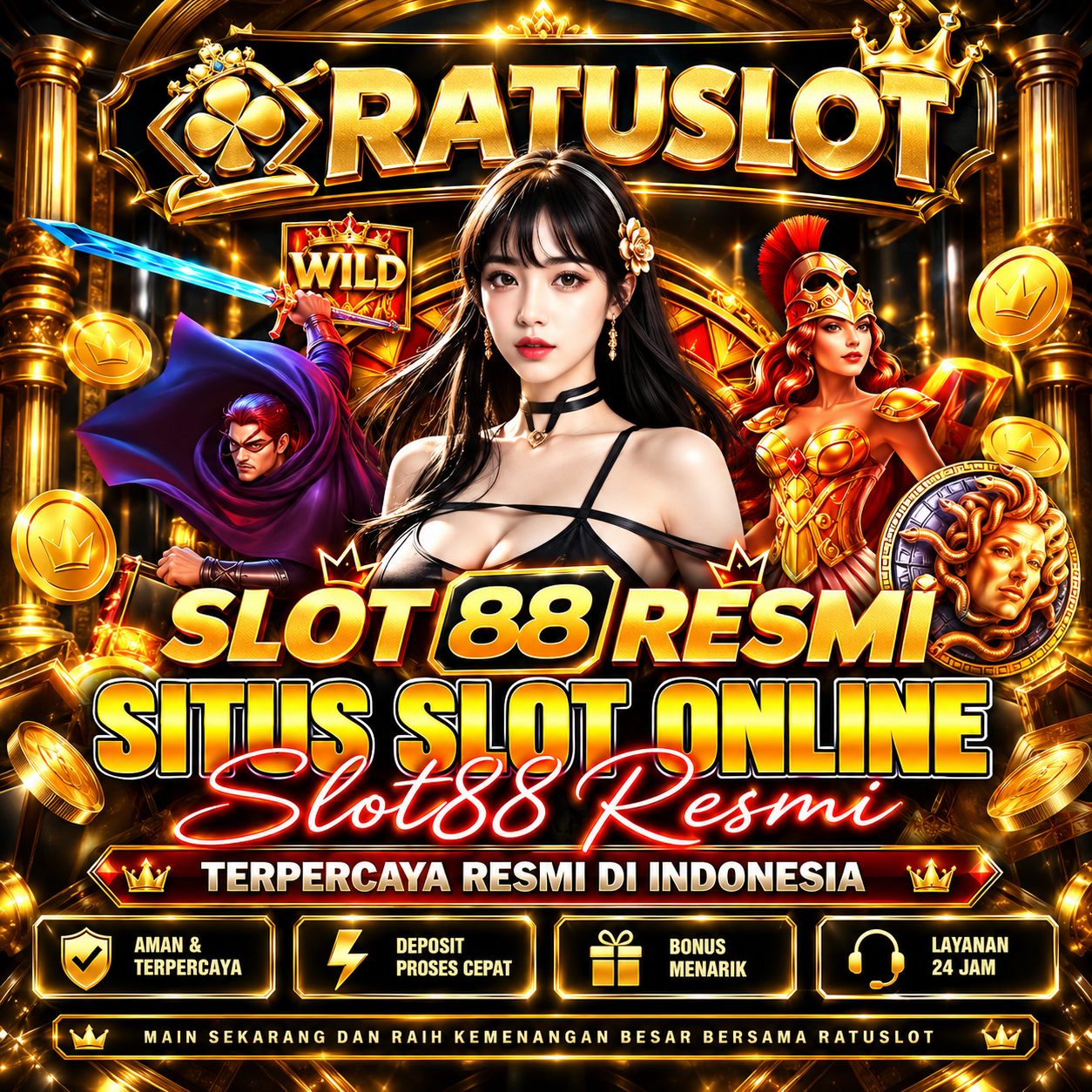 RATUSLOT: Situs Slot Gacor Hoki 777 Terpercaya Jackpot Meledak Setiap Hari
