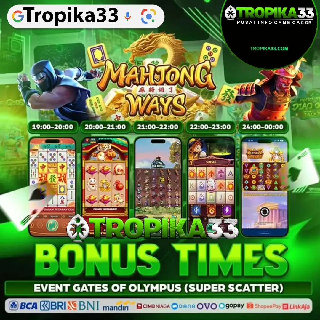 TROPIKA33 | Blog Pusat Informasi Situs Web Game Online Gampang Menang Resmi di Indonesia
 image 1