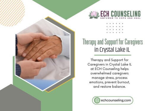If you are looking for Caregiver therapy in Crystal Lake, IL, know that help is available. Through Therapy and support for caregivers in Crystal Lake IL, you can explore guilt, rebuild balance, and learn how to care for yourself while continuing to care for others.

Official Website: https://echcounseling.com/services/therapy-and-support-for-caregivers-crystal-lake-il/

Find Us On Google Map: https://maps.app.goo.gl/EXwTuJGghX7ub7NJA

ECH Counseling, PLLC
Address : 44 N Virginia St Suite 3B, Crystal Lake, IL 60014, United States
Phone Number:	+1 815-363-0864

Read Our Blogs:

https://tinyurl.com/29vp35m4
https://tinyurl.com/26lxfcdx
https://tinyurl.com/2babclgz

More Links:

https://tinyurl.com/2xnr5co8
https://tinyurl.com/29etv3b2
https://tinyurl.com/29sklaoj