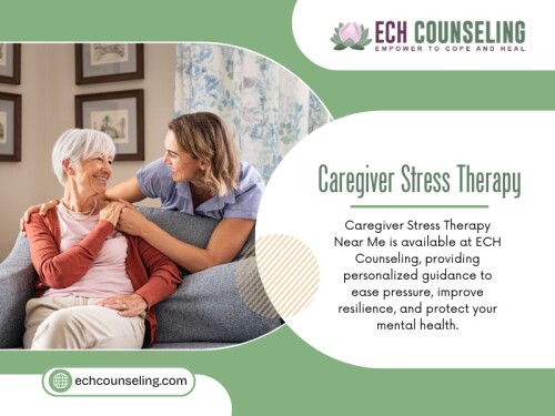 If you have been looking for Caregiver stress therapy near me, you may not need drastic change. You may need small, sustainable restoration built into your routine.

Official Website: https://echcounseling.com/services/therapy-and-support-for-caregivers-crystal-lake-il/

Find Us On Google Map: https://maps.app.goo.gl/EXwTuJGghX7ub7NJA

ECH Counseling, PLLC
Address : 44 N Virginia St Suite 3B, Crystal Lake, IL 60014, United States
Phone Number:	+1 815-363-0864

Read Our Blogs:

https://tinyurl.com/29vp35m4
https://tinyurl.com/26lxfcdx
https://tinyurl.com/2babclgz

More Links:

https://tinyurl.com/2xnr5co8
https://tinyurl.com/29etv3b2
https://tinyurl.com/29sklaoj